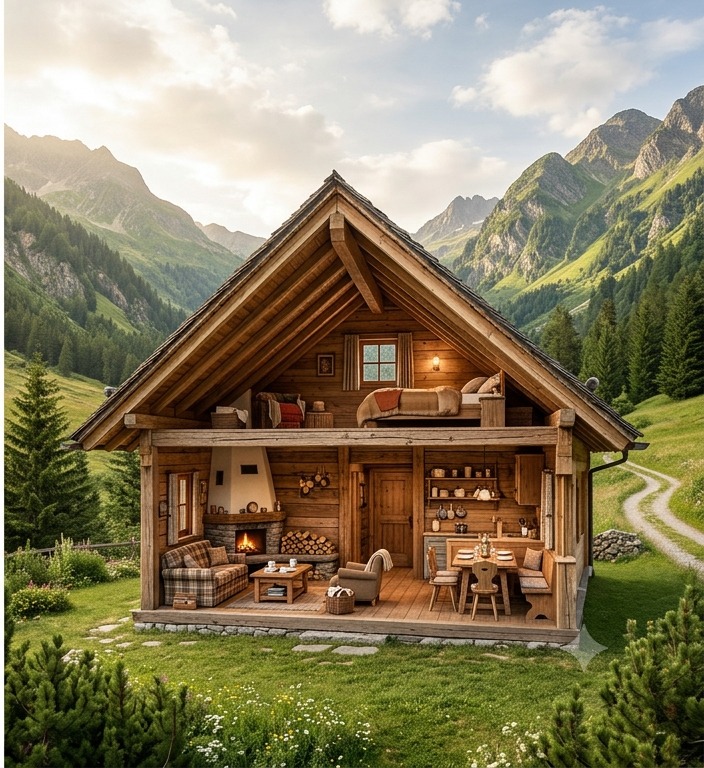 Foto interna della Casa Sorbo