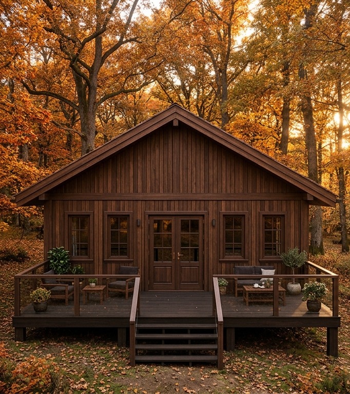 Foto esterna della Villa Prestige Iroko