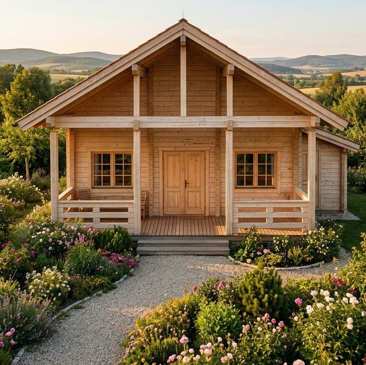 Foto esterna della Villa Prestige Okoume