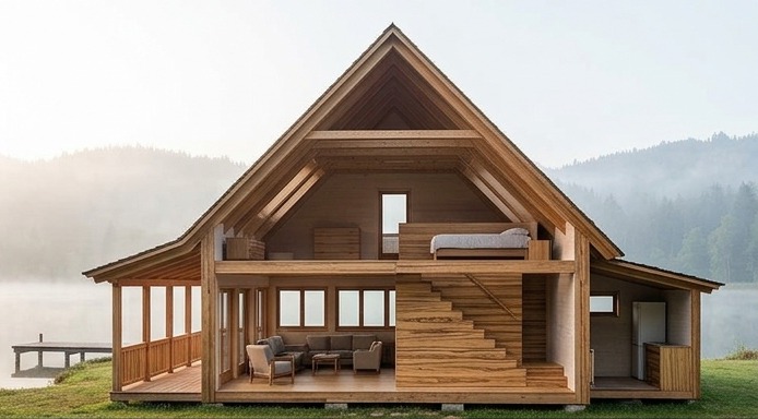 Foto interna della Villa Prestige Zebrano