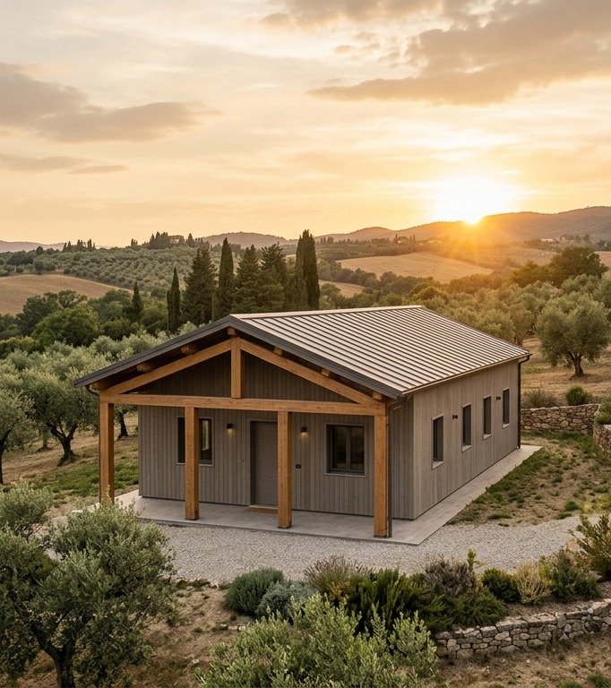 Foto esterna della Villa Sequoia