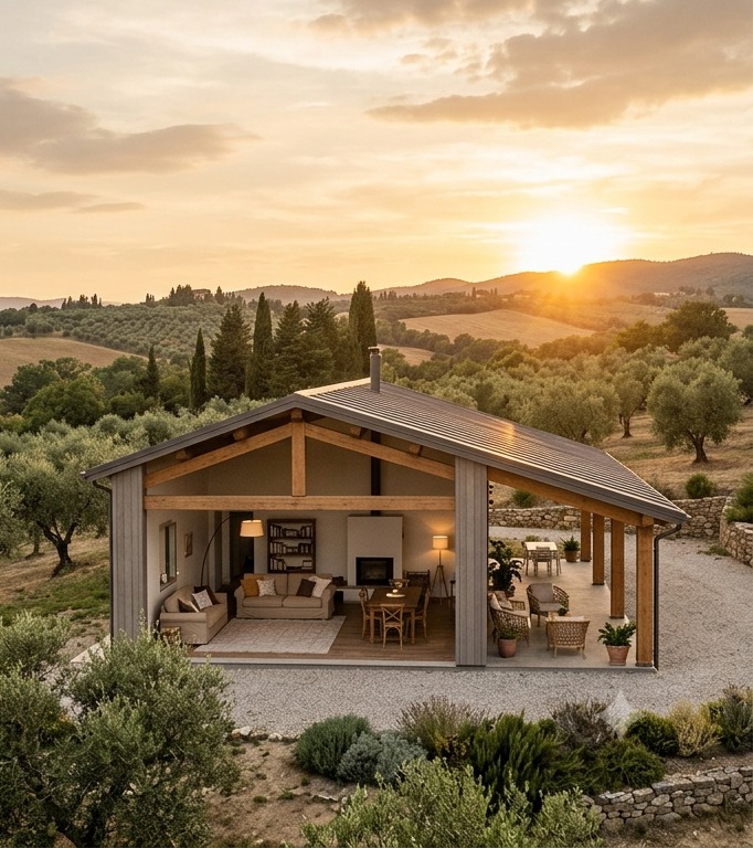 Foto interna della Villa Sequoia